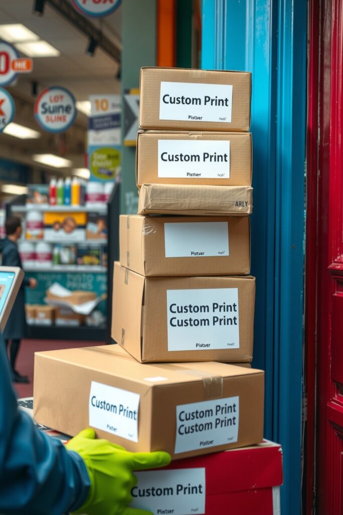 Online Custom Flyer Plain Unlabeled Boxes Custom Vertical 2