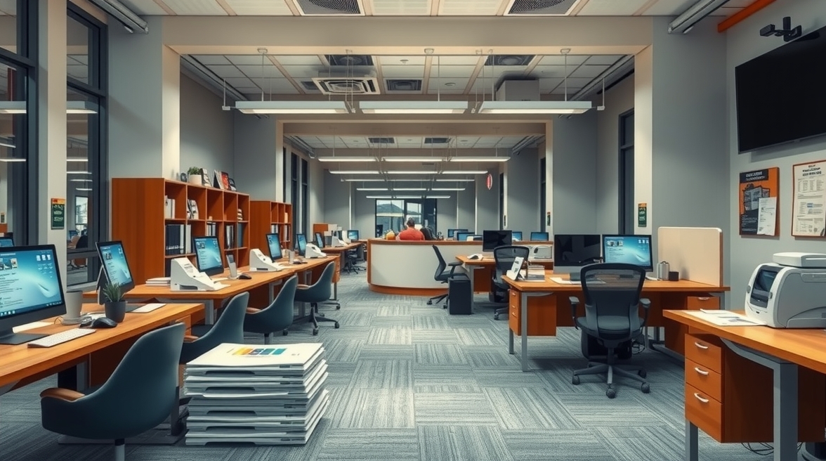 Document Printing Workflows: business document printing for teams and offices illustration 1.