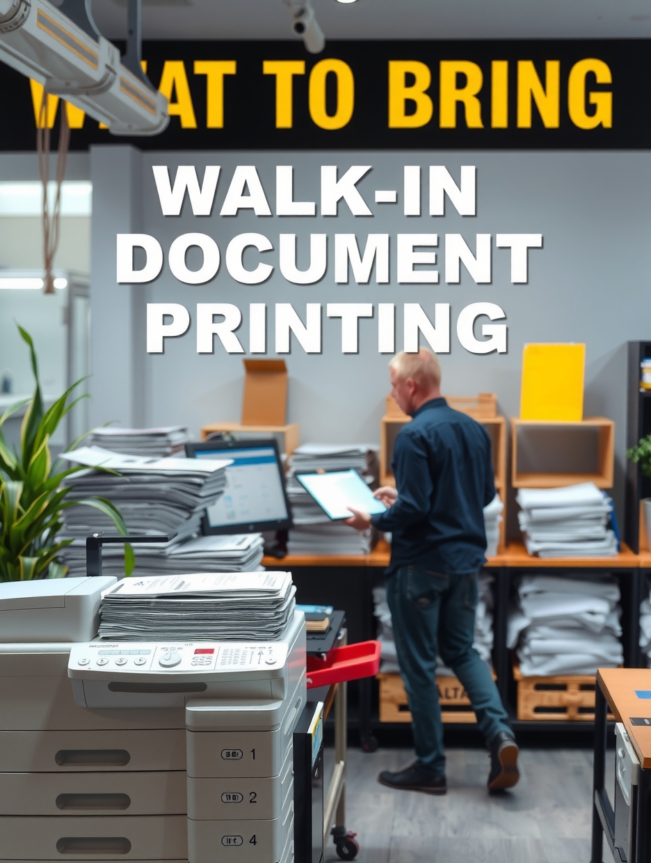 Document Printing Workflows: walk in document printing what to bring illustration 4.