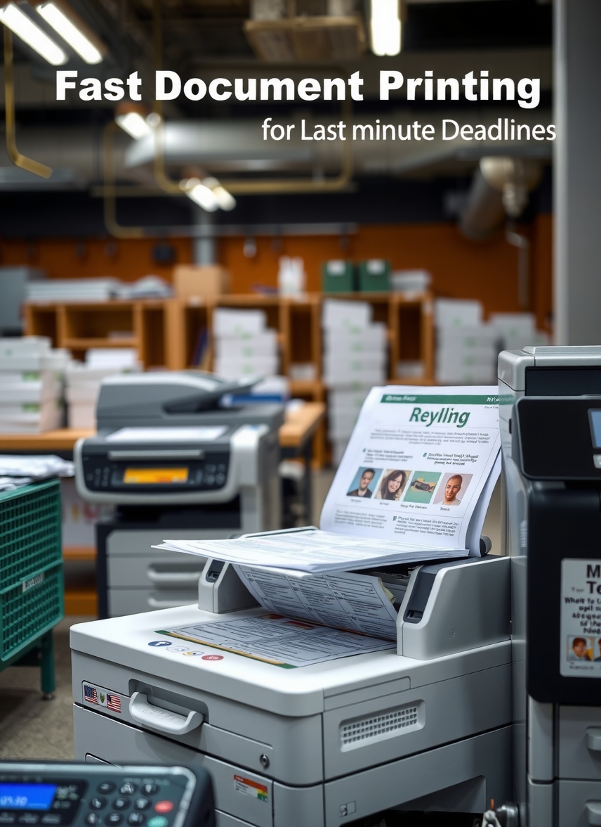 Document Printing Workflows: fast document printing for last minute deadlines illustration 4.