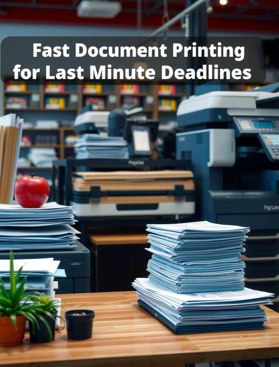 Document Printing Workflows: fast document printing for last minute deadlines illustration 6.