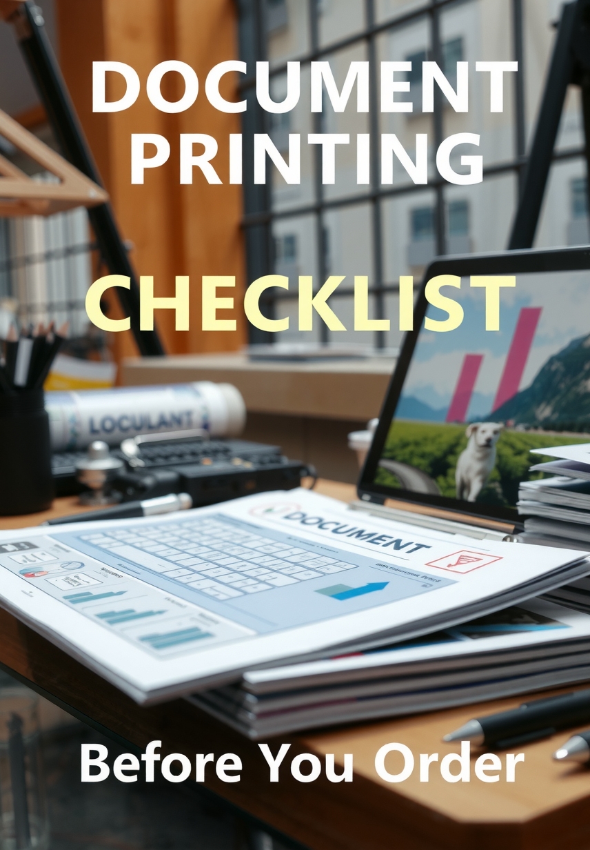 Document Printing Workflows: document printing checklist before you order illustration 5.