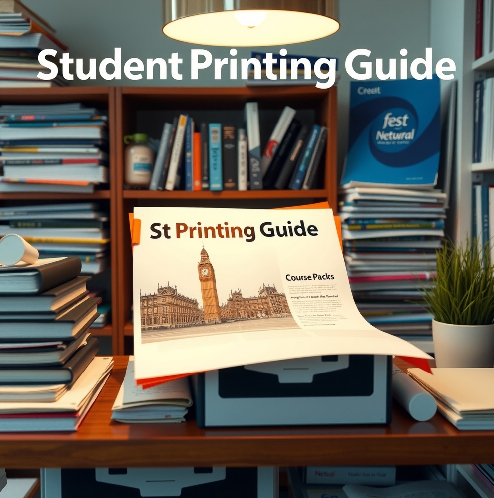 Student and Campus Printing: student printing guide save money on course packs illustration 4.