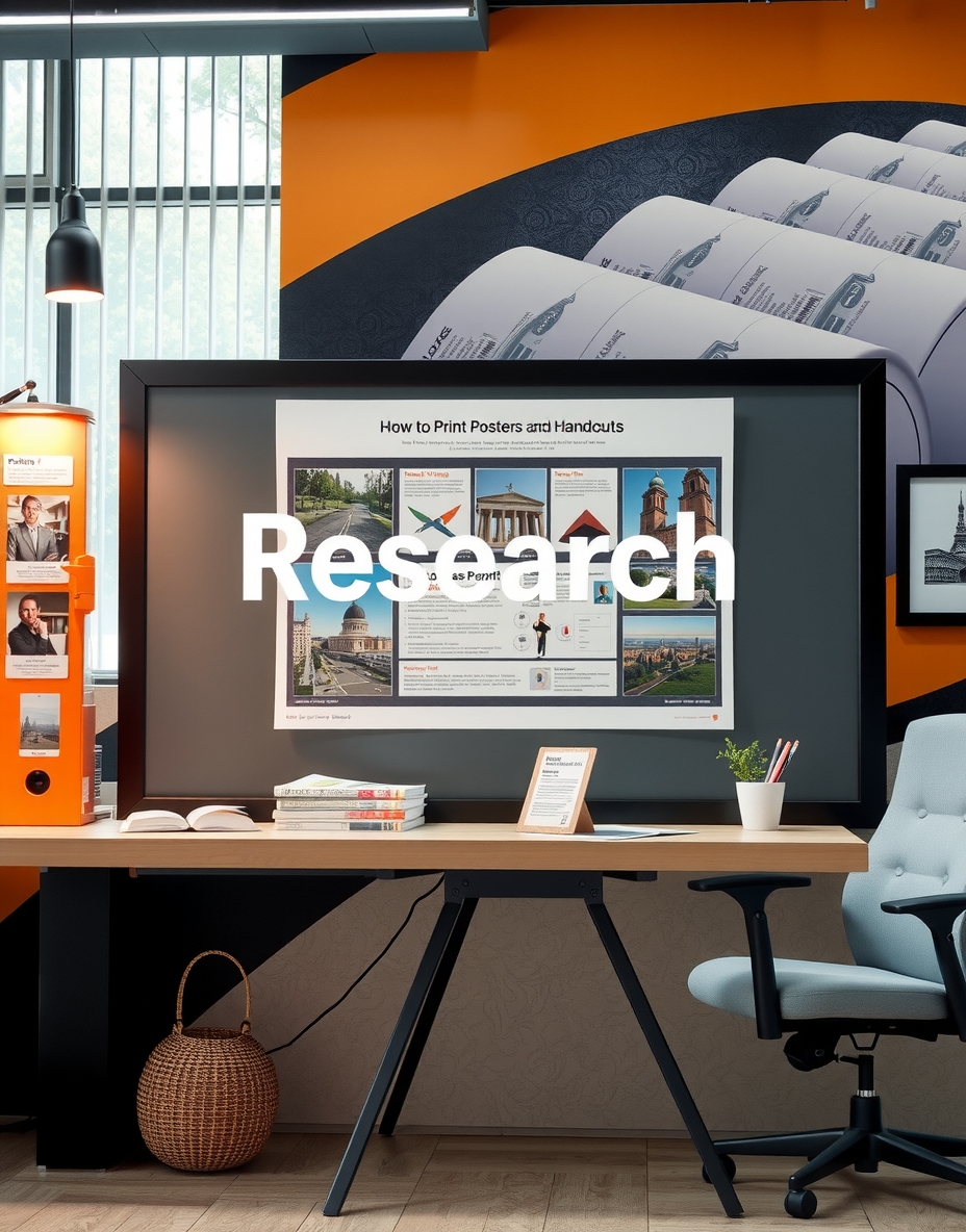 Student and Campus Printing: print research posters and handouts illustration 6.