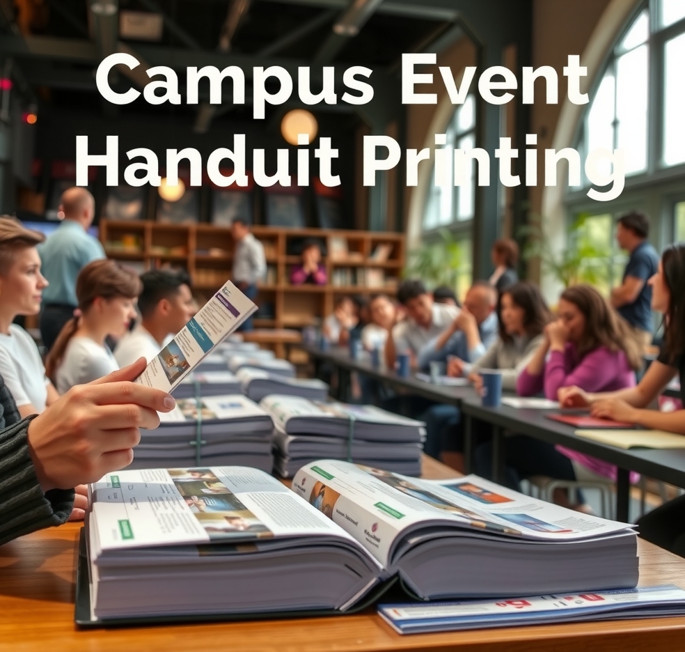 Student and Campus Printing: campus event handout printing what works best illustration 5.