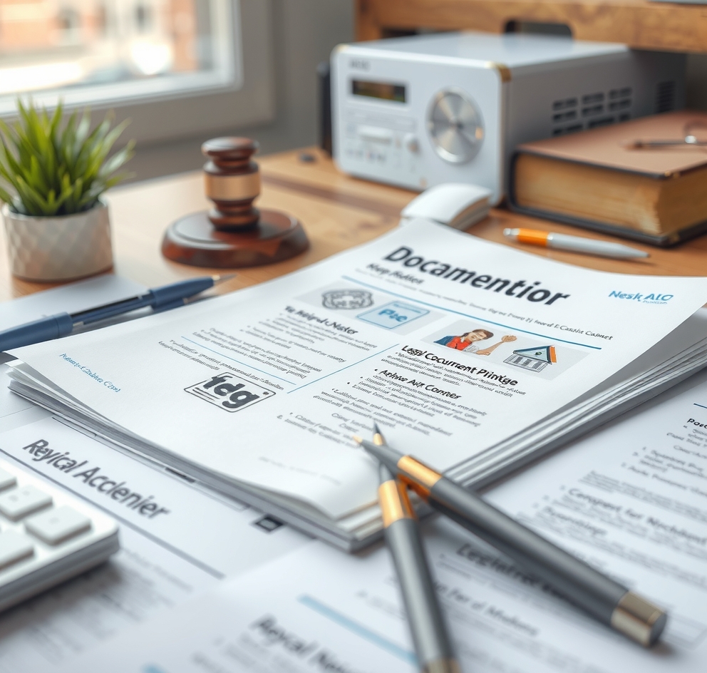 Legal Document Printing: legal document printing clean clear compliant illustration 5.