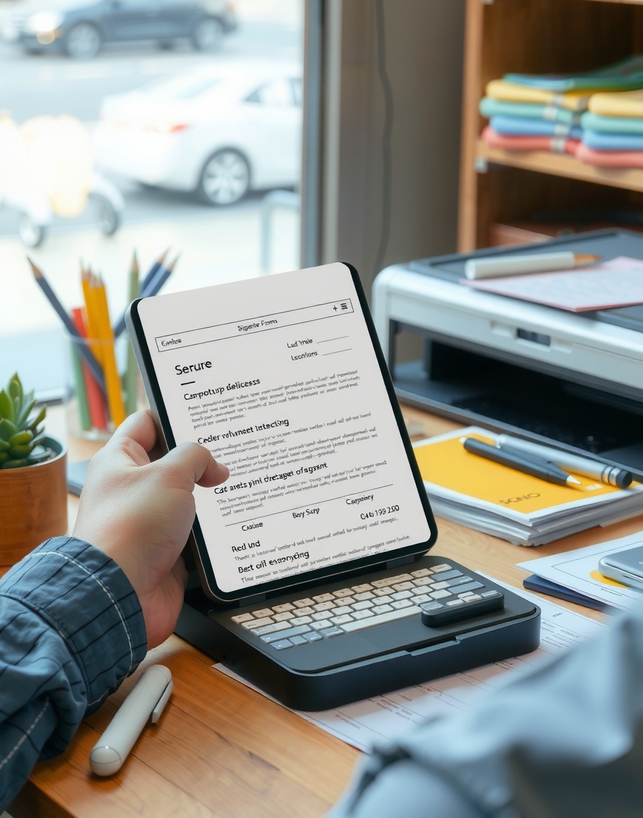 Legal Document Printing: print signed forms from mobile devices illustration 6.