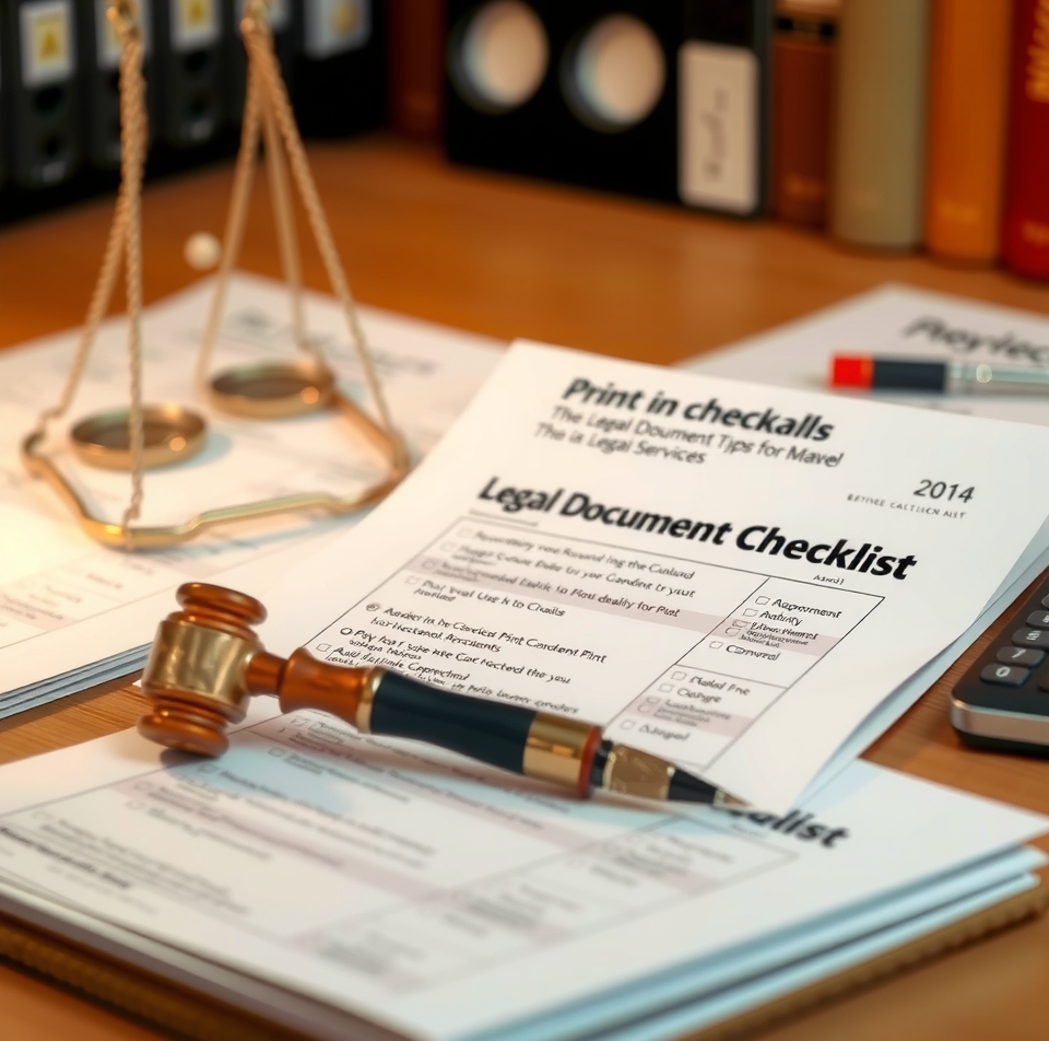 Legal Document Printing: legal document print checklist for paralegals illustration 3.