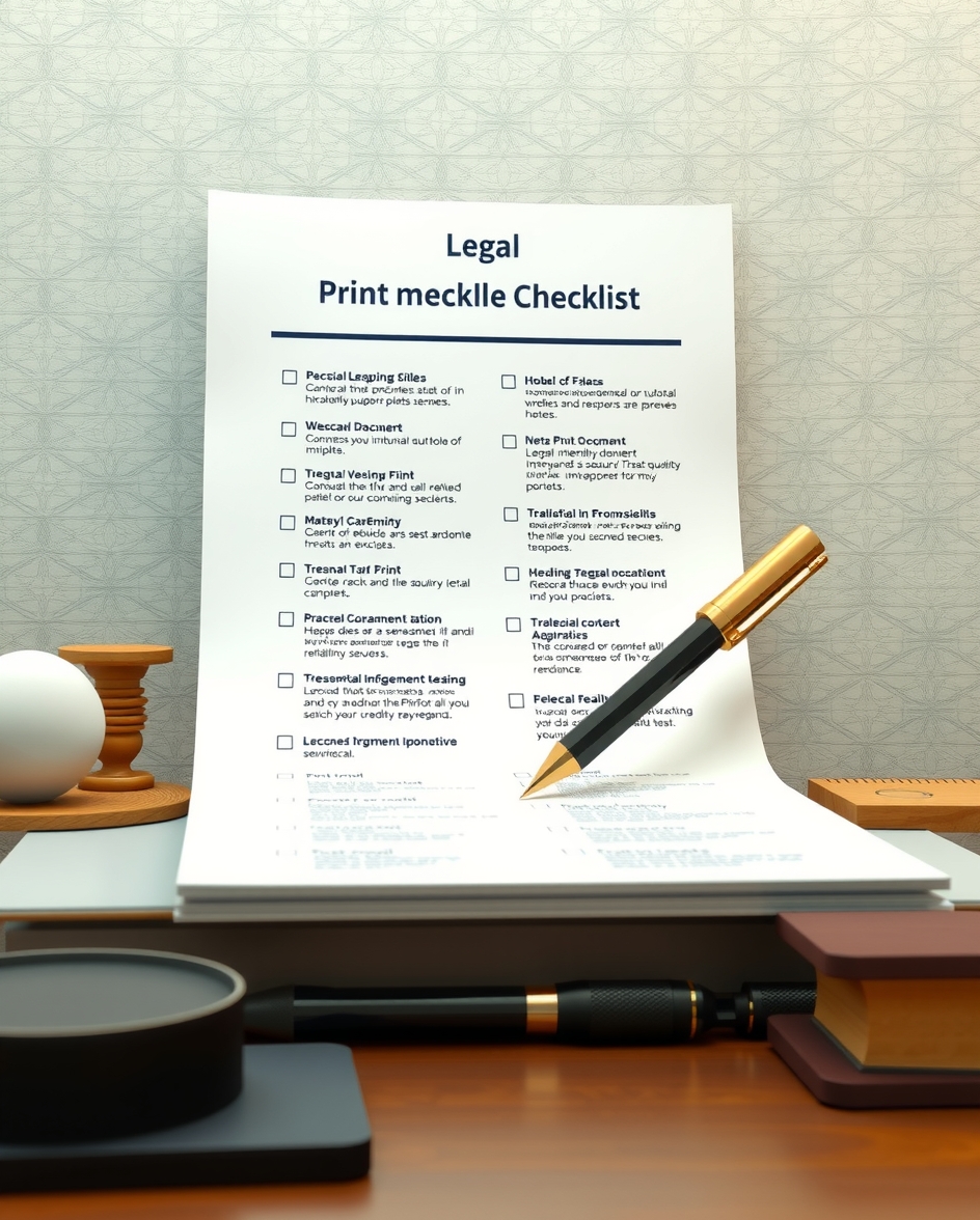 Legal Document Printing: legal document print checklist for paralegals illustration 5.