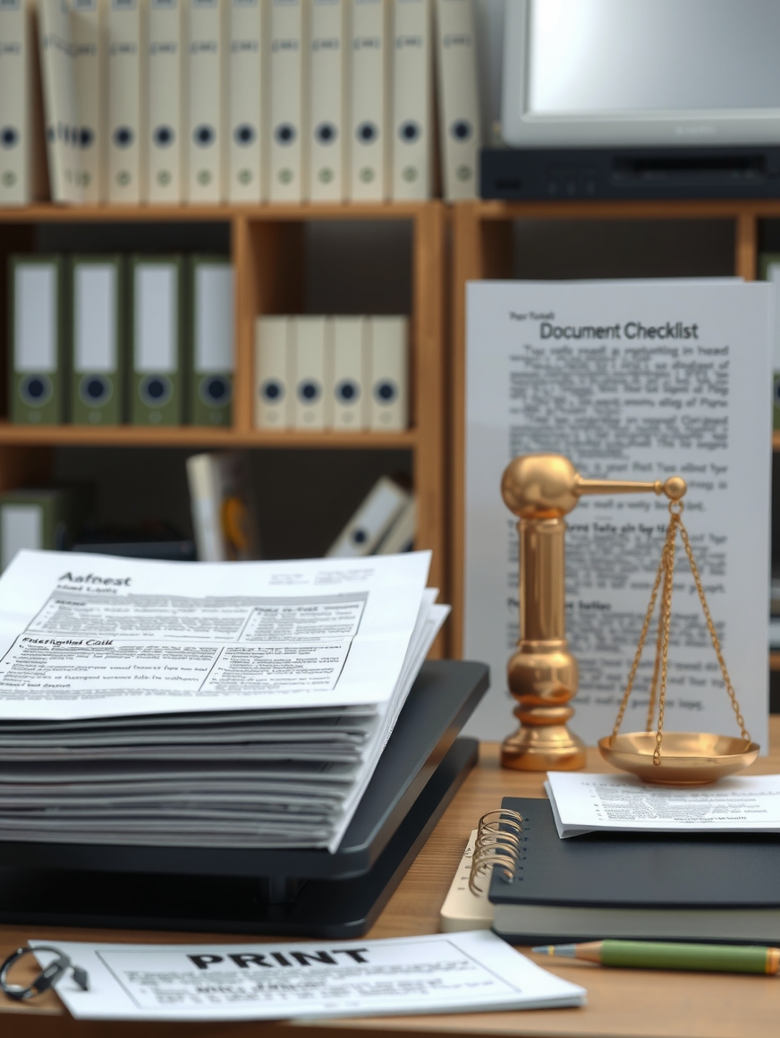 Legal Document Printing: legal document print checklist for paralegals illustration 6.