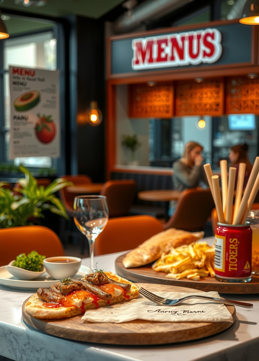 Industry and Team Use Cases: menu and restaurant sheet printing guide illustration 5.