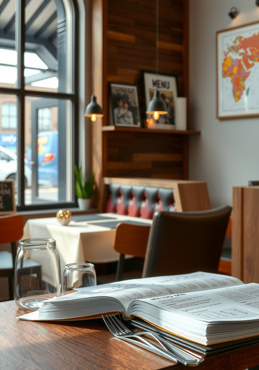 Industry and Team Use Cases: menu and restaurant sheet printing guide illustration 6.