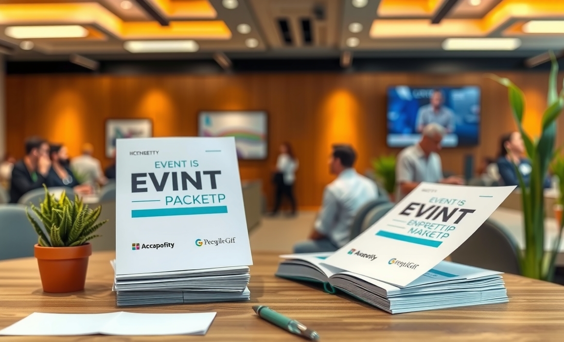Industry and Team Use Cases: event packet printing for conferences and meetups illustration 1.