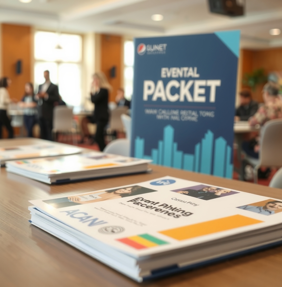 Industry and Team Use Cases: event packet printing for conferences and meetups illustration 3.