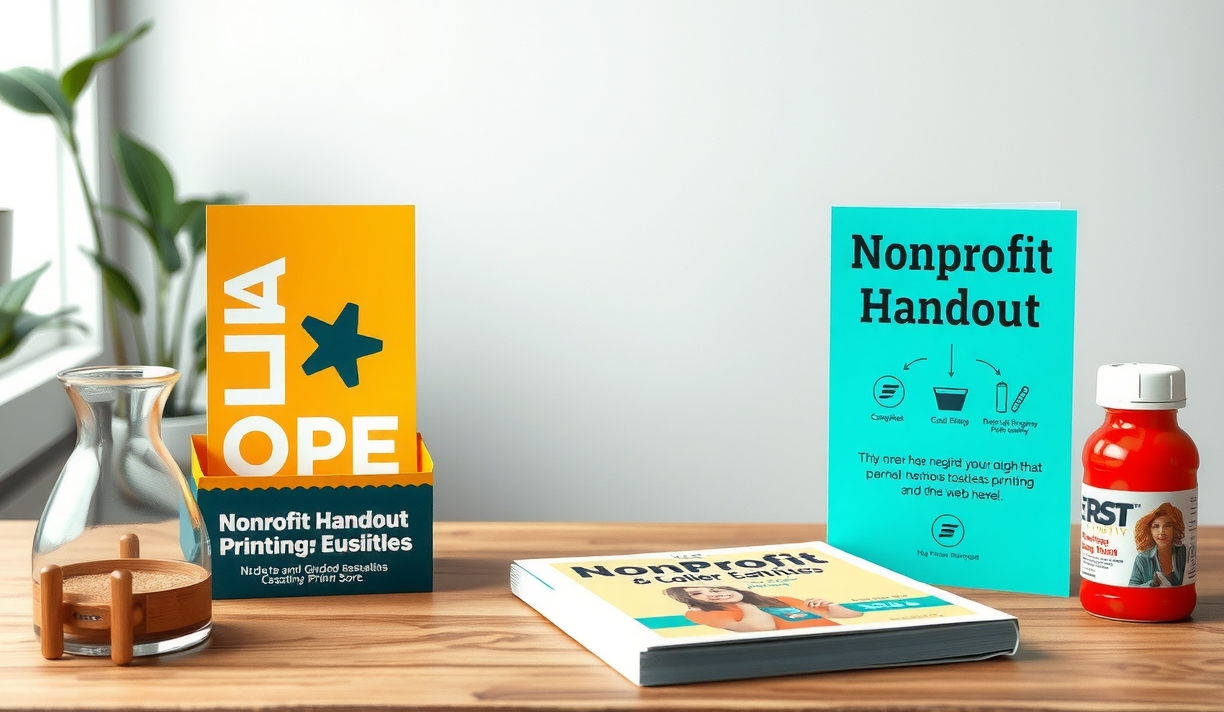 Industry and Team Use Cases: nonprofit handout printing for fundraisers illustration 1.