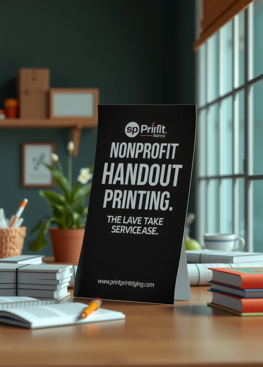 Industry and Team Use Cases: nonprofit handout printing for fundraisers illustration 6.