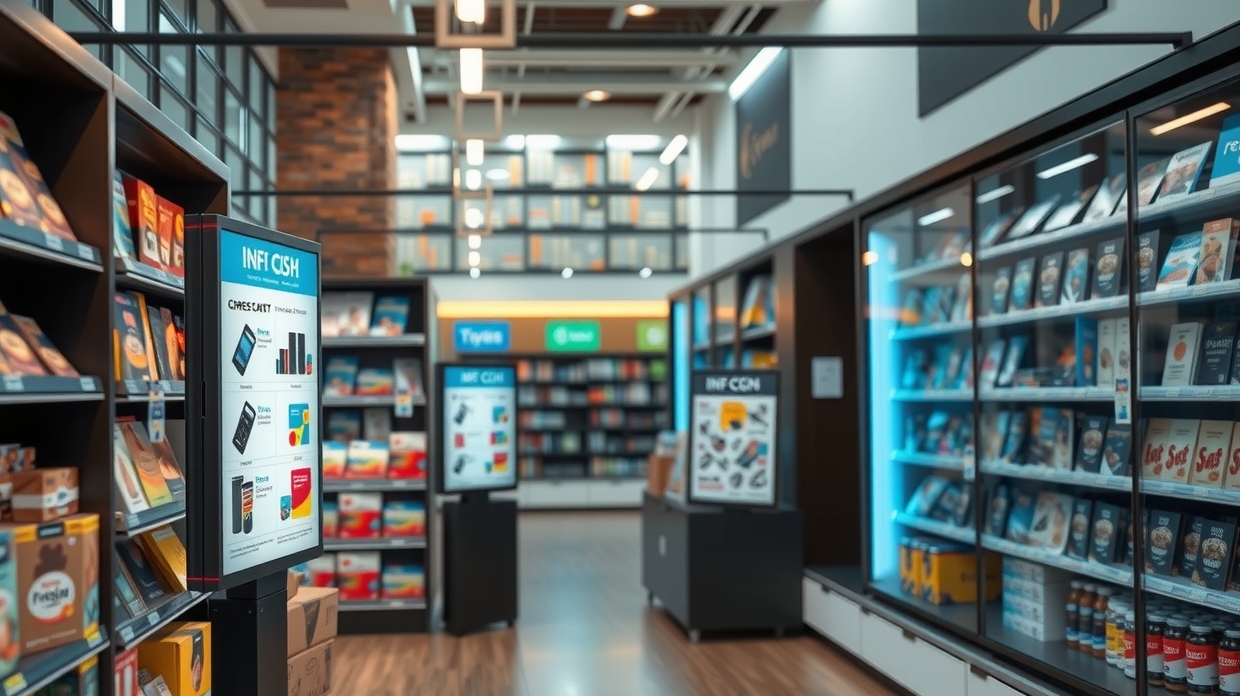 Industry and Team Use Cases: retail in store sign and info sheet printing illustration 1.