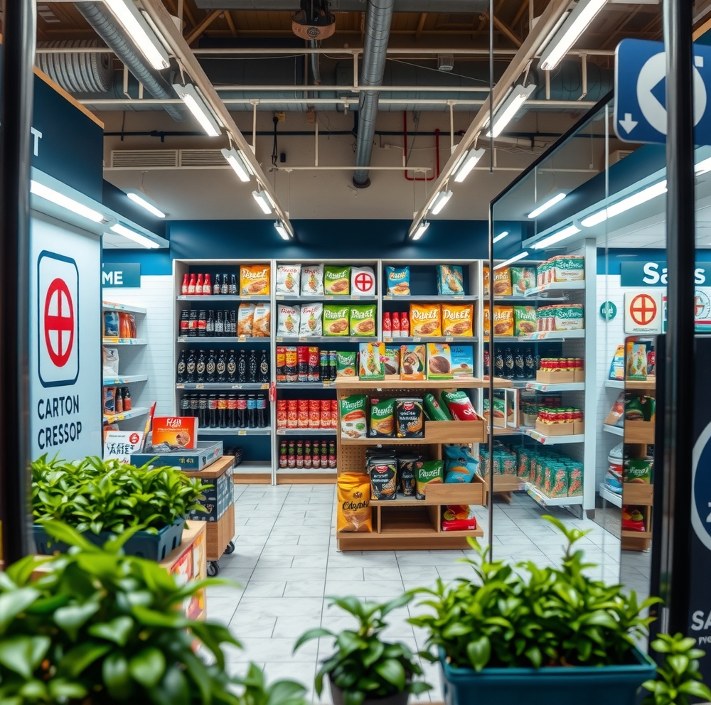 Industry and Team Use Cases: retail in store sign and info sheet printing illustration 4.