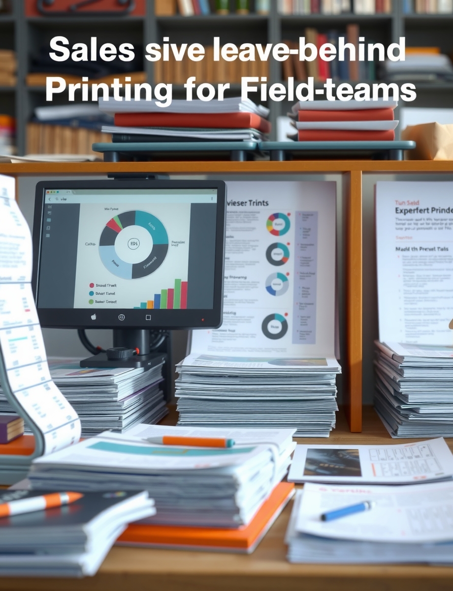 Industry and Team Use Cases: sales leave behind printing for field teams illustration 5.