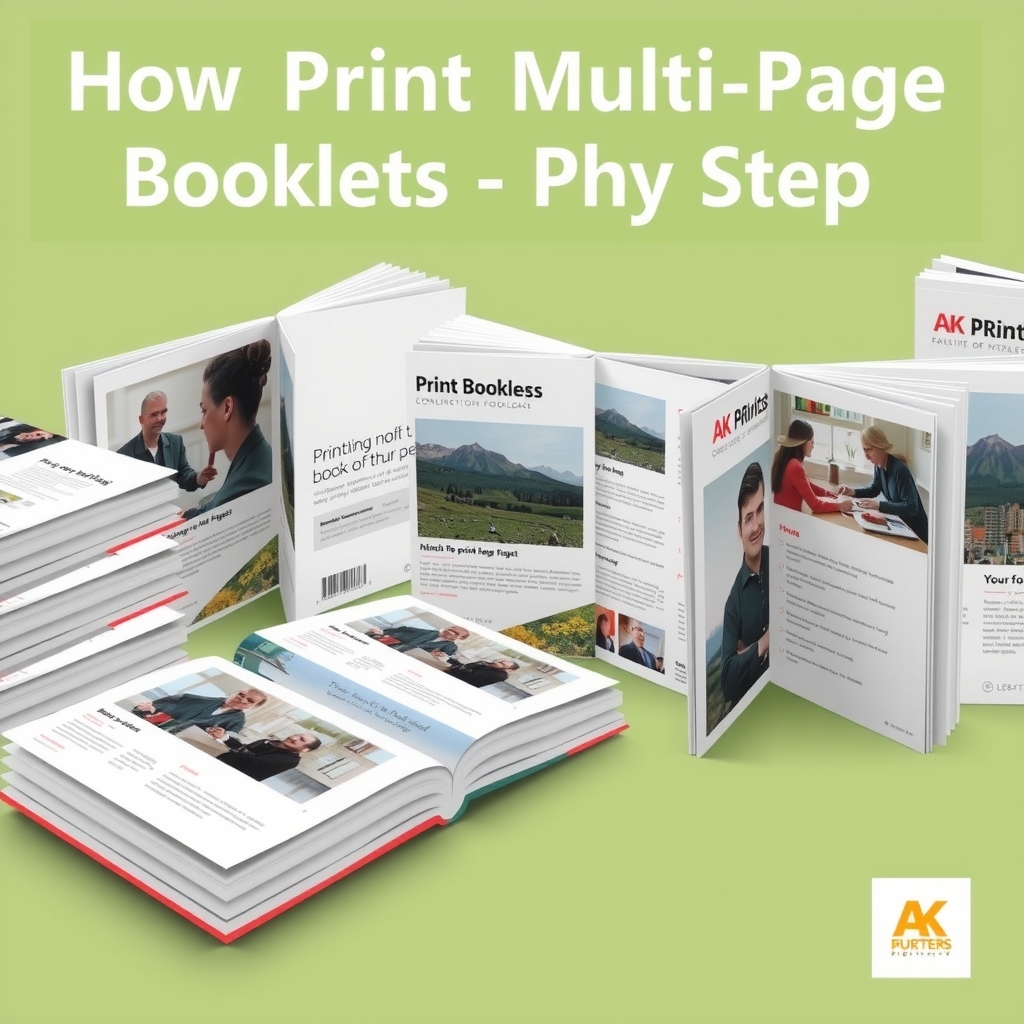 Multi-Page and Finishing Decisions: print multi page booklets step by step illustration 4.