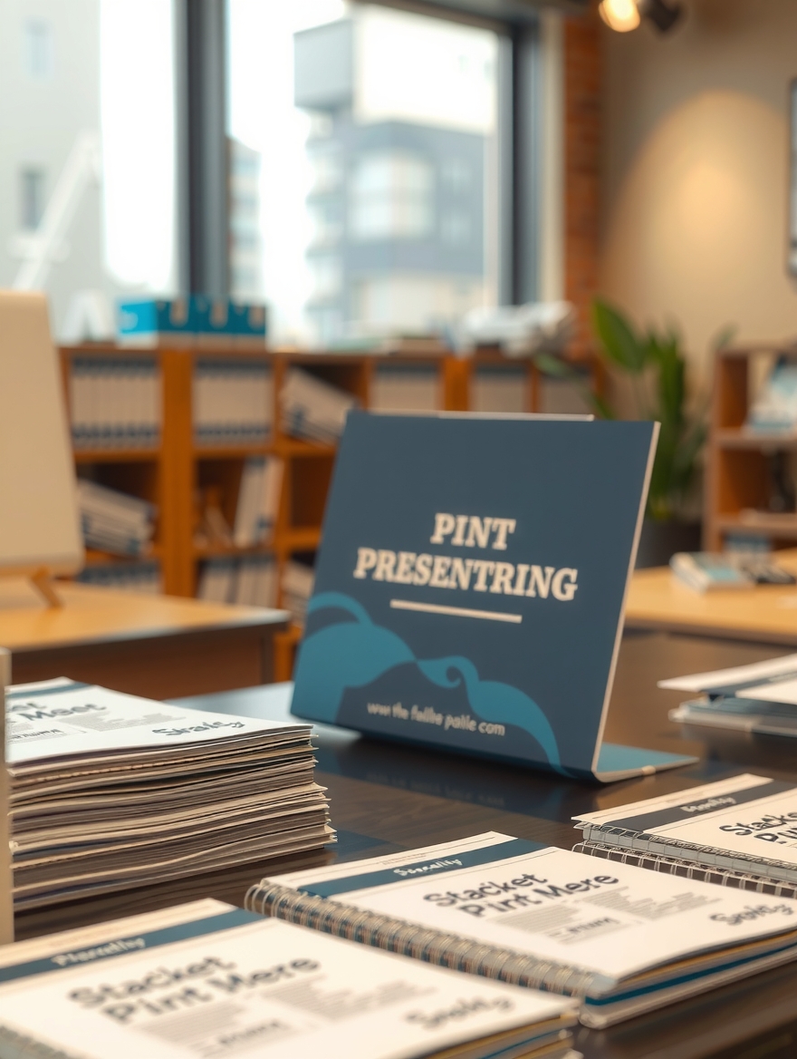 Multi-Page and Finishing Decisions: stapled packet printing for meetings illustration 5.