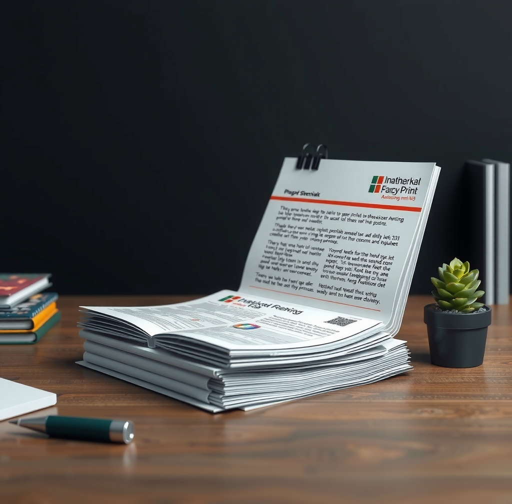 Multi-Page and Finishing Decisions: large packet printing without pagination errors illustration 3.