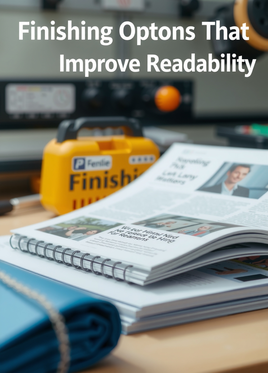 Multi-Page and Finishing Decisions: finishing options that improve readability illustration 5.