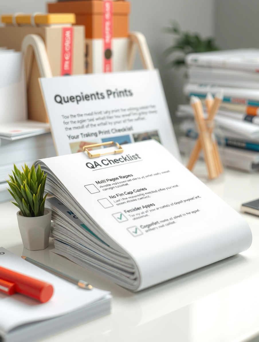 Multi-Page and Finishing Decisions: multi page print qa checklist illustration 5.