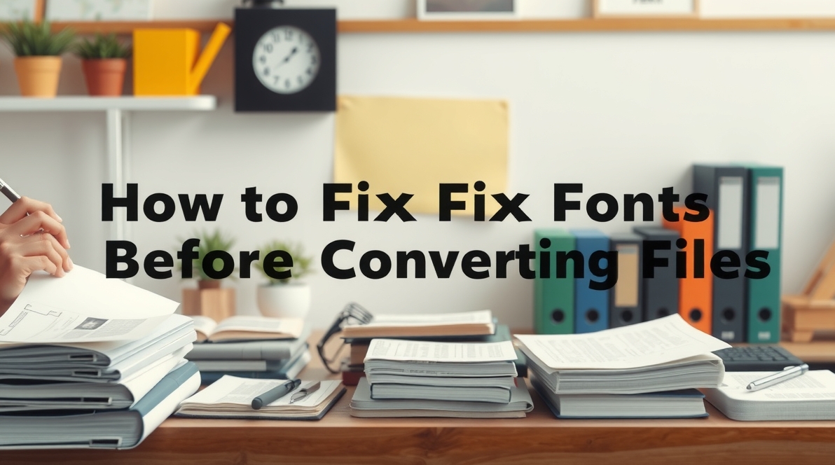 File Prep and Conversion: fix fonts before converting files illustration 2.