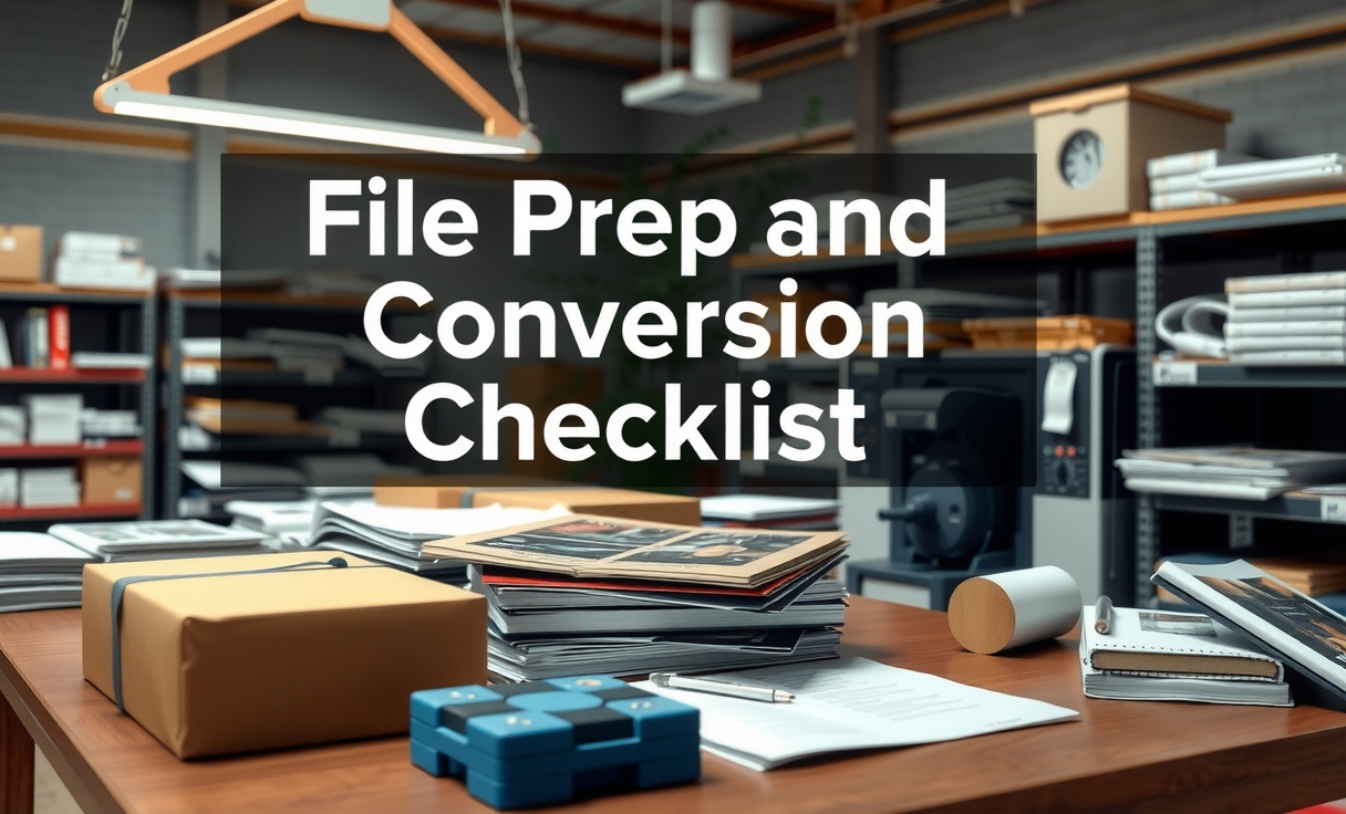 File Prep and Conversion: file prep and conversion checklist illustration 1.