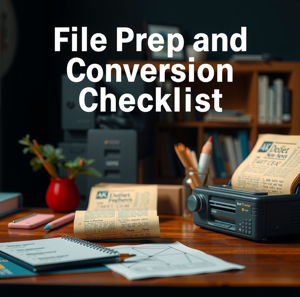 File Prep and Conversion: file prep and conversion checklist illustration 4.