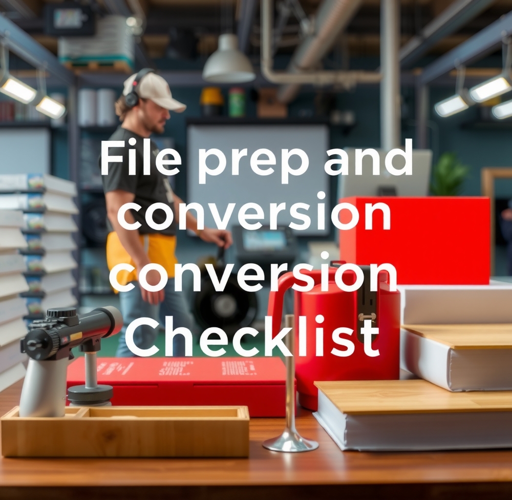 File Prep and Conversion: file prep and conversion checklist illustration 5.