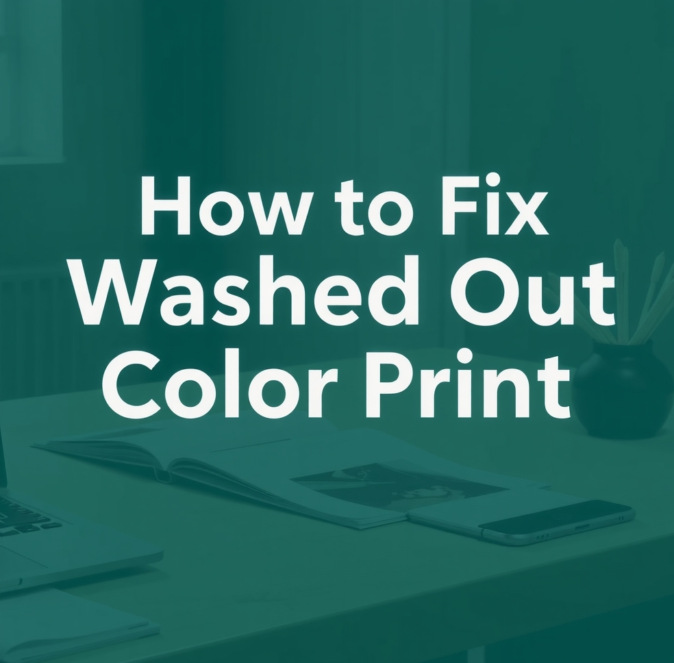 Print Quality and Troubleshooting: fix washed out color prints illustration 4.