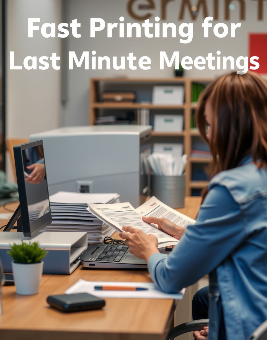 Rush and Same-Day Printing: fast printing for last minute meetings illustration 6.