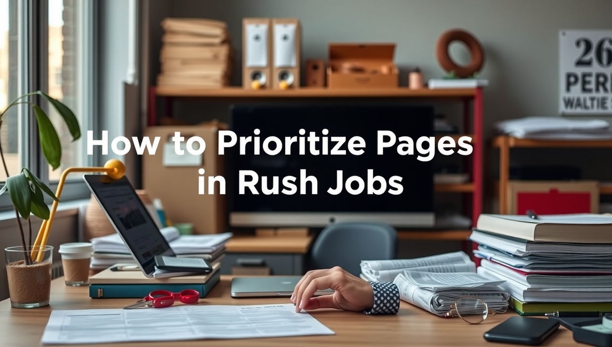 Rush and Same-Day Printing: prioritize pages in rush jobs illustration 1.