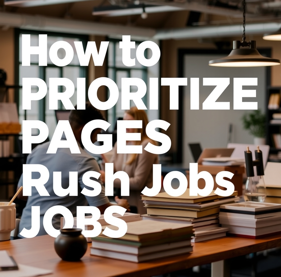 Rush and Same-Day Printing: prioritize pages in rush jobs illustration 4.