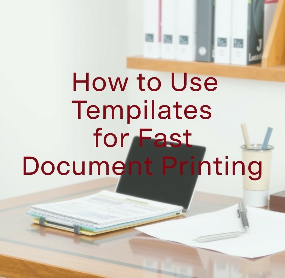Templates and Design Help: use templates for fast document printing illustration 3.