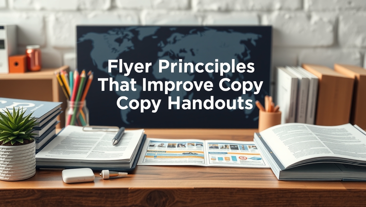 Templates and Design Help: flyer design principles that improve copy handouts illustration 1.