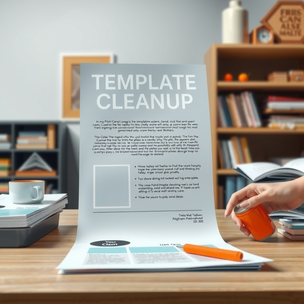 Templates and Design Help: template cleanup before sending to print illustration 4.