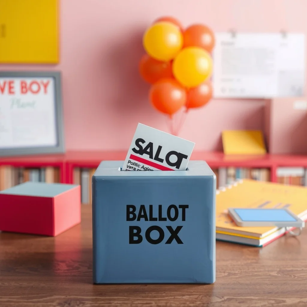 Political Flyer Printing Ballot Box Object Flyer Square 2