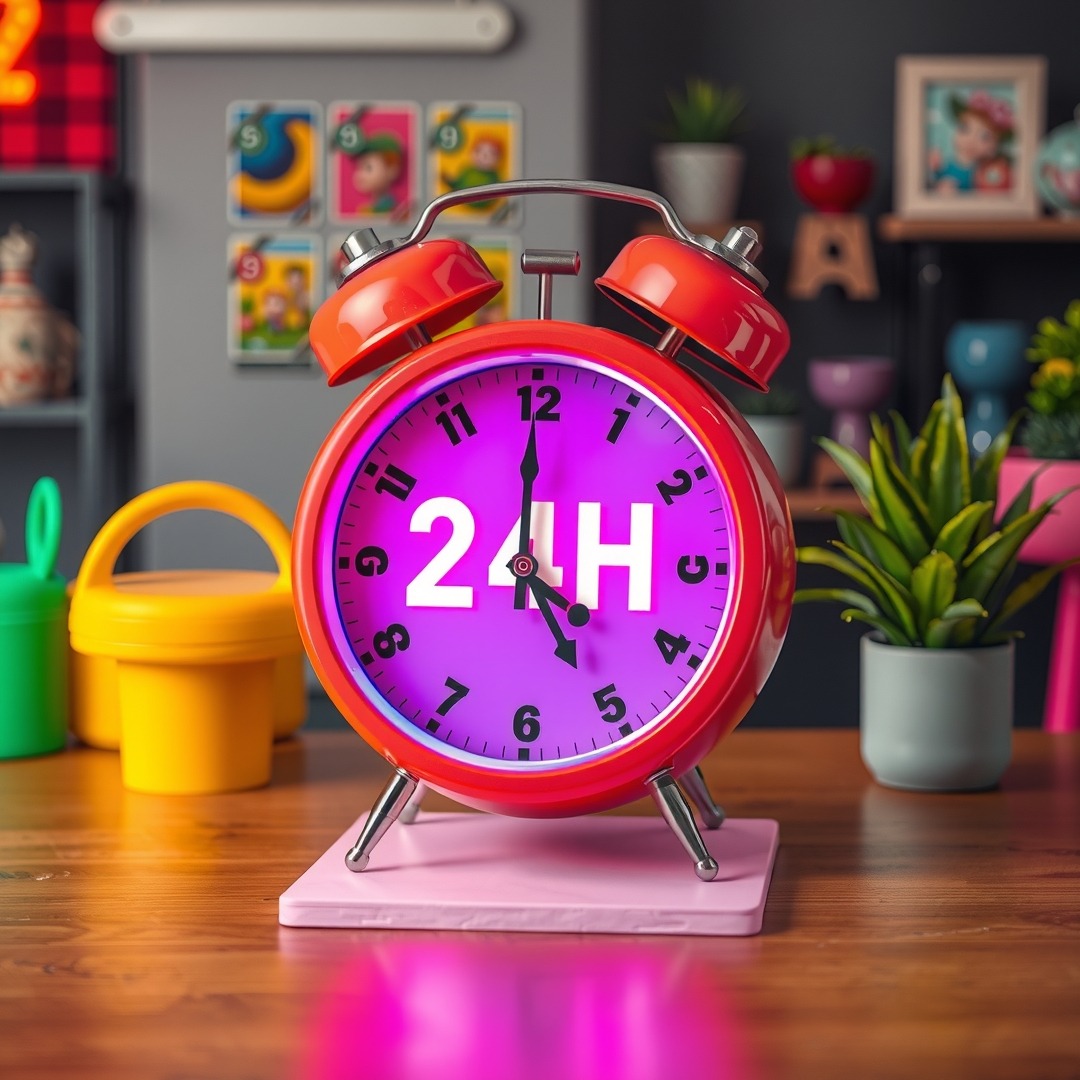 Same Day Flyer Bold 24h Clock Object Square