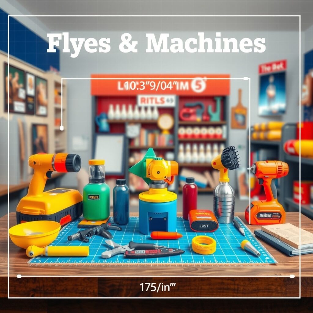 Standard Flyer Sizes Blueprint Style Flyer Dimensions Square 4