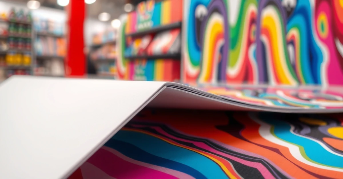 Thick Paper Flyers Cross Section Macro Edge Horizontal