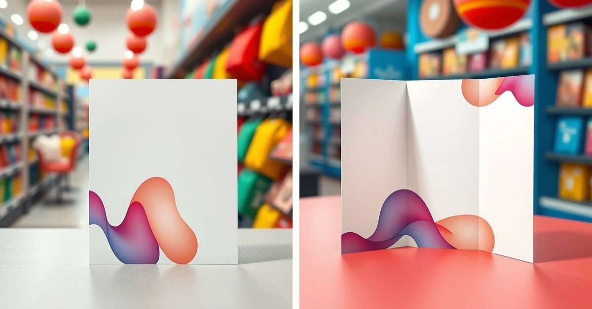 Tri Fold Flyers Side Flat Flyer Horizontal