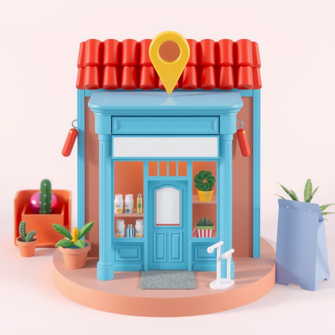 Where Print Flyers 3d Isometric Object Shop Square