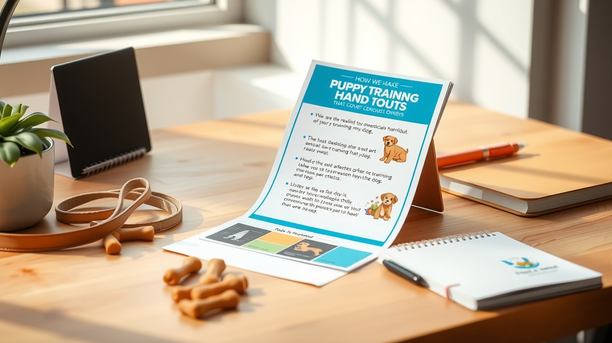 puppy training handout next