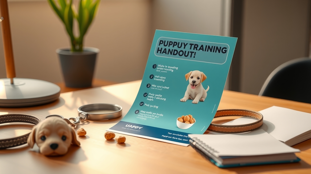 treats leash desk notebook