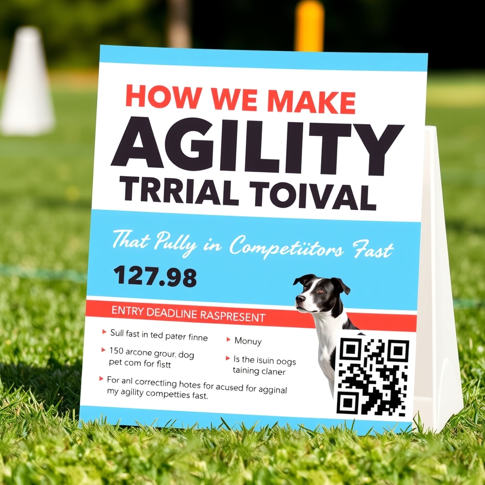 dog trial design entry