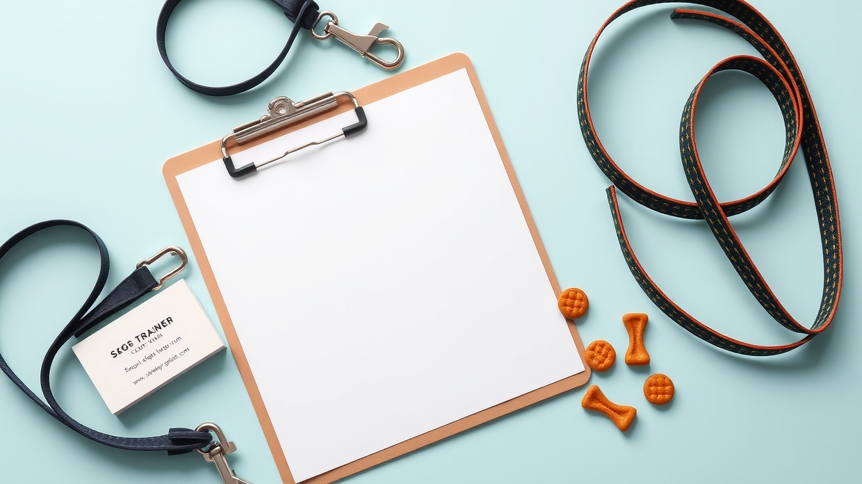 dog trainer business table