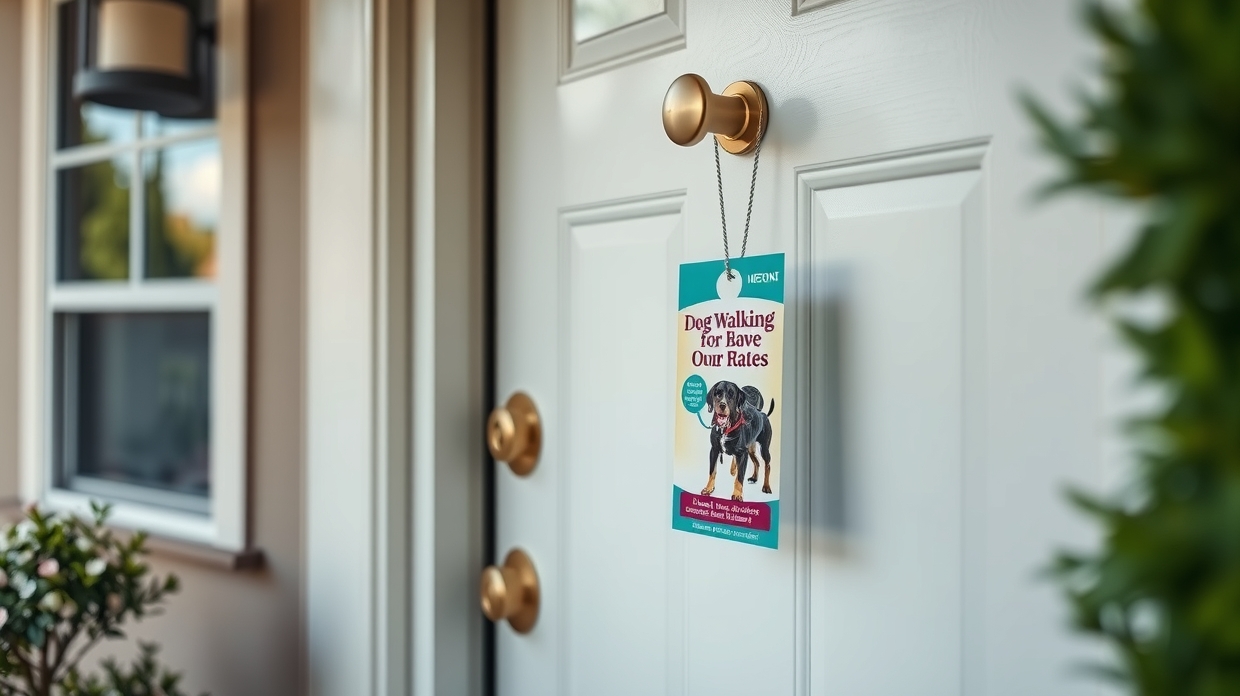 suburban front printed hanging